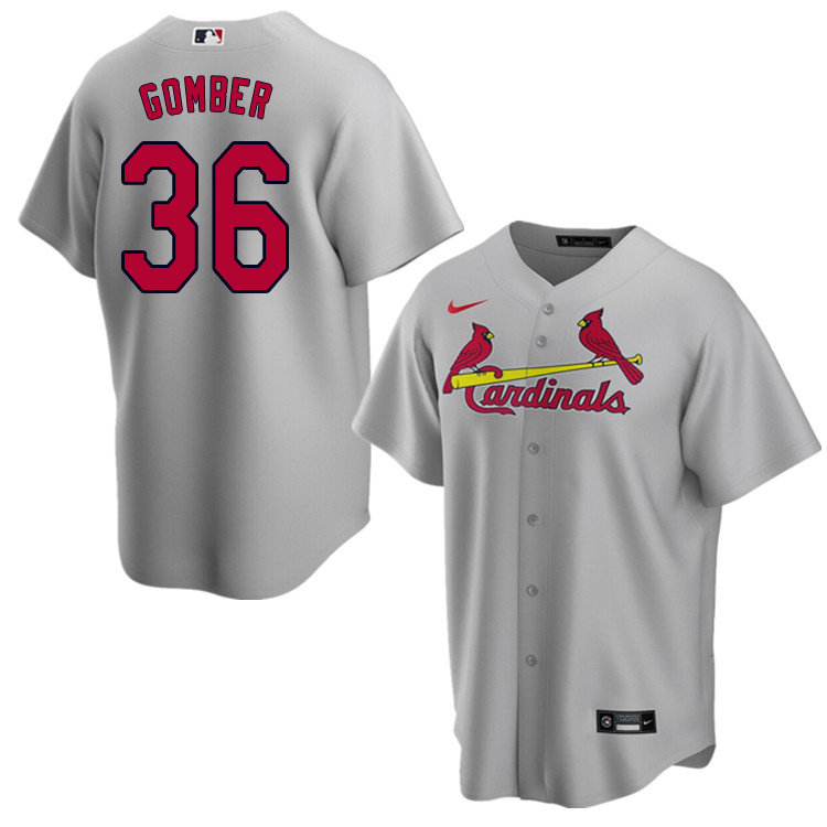 Nike Men #36 Austin Gomber St.Louis Cardinals Baseball Jerseys Sale-Gray